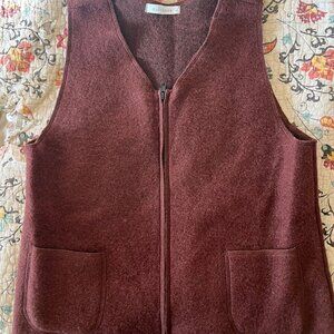 Cut Loose Boiled Wool Vest Sz L: Brand New